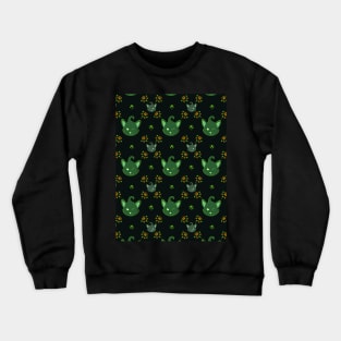 Ghost cat pattern Crewneck Sweatshirt